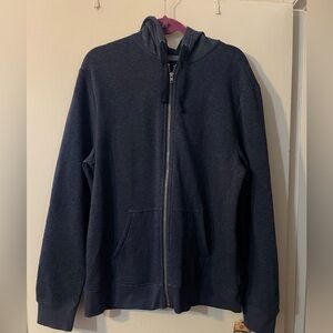 NWT Urban Pipeline Dark Blue Zip-Up Hoodie Sweatshirt Sz L